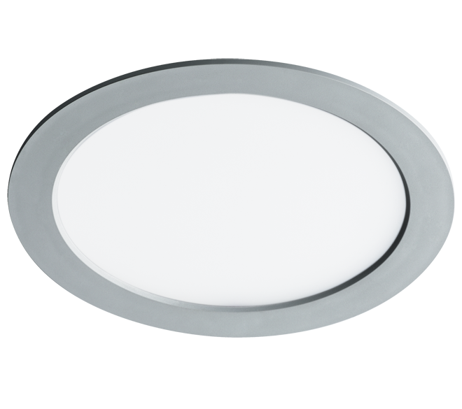Светильник встраиваемый круг PPL- RPG алюм 18w 6500K d225*25mm IP20 Jazzway